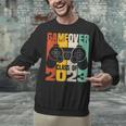 GAME OVER Class Of 2023 Video Games Vintage Graduation Gamer Unisex Sweatshirt