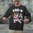 Girls Dabbing Unicorn Pre-K PreSchool Nailed It Graduation Unisex Sweatshirt