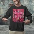 Graduate 2025 For Senior 2025 Graduation Coquette Pink Bow Unisex Sweatshirt