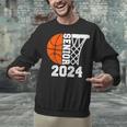 Graduate Senior Class Of 2024 Basketball Player Graduation Unisex Sweatshirt