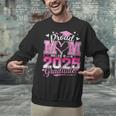 Graduation 2025 Proud Mom Of 2025 Graduate Floral Women Unisex Sweatshirt