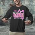 Graduation 2027 Senior 2027 Class Of 2027 Coquette Pink Girl Unisex Sweatshirt