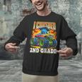 Graduation 2nd Grade Monster Truck Boys I Crushed Grad Unisex Sweatshirt