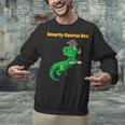 Graduation Dinosaur Smarty Saurus Rex Diploma Dinosaur Unisex Sweatshirt