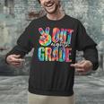 Graduation Peace Sign Out Eighth Grade Tie Dye Hippie Unisex Sweatshirt