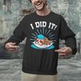 Graduation Did It Sloth Graduate Animal Sloths Sloth Unisex Sweatshirt
