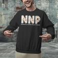 Groovy NNP Neonatal Nurse Practitioner Floral Graduation Unisex Sweatshirt
