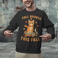 Halloween Fully Booked This Fall Book Ginger Cat Reading Unisex Sweatshirt Halloween Fully Booked This Fall Book Ginger Cat Reading Unisex Sweatshirt