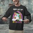 Happy Last Days Of School Graduation Class 2022 Unicorn Girl Unisex Sweatshirt
