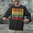 Hema Definition Like A Book Club With Swords Unisex Sweatshirt