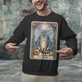 The Hermit Cat Tarot Card Introvert By Georgi Unisex Sweatshirt The Hermit Cat Tarot Card Introvert By Georgi Unisex Sweatshirt