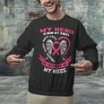 My Hero Is Now My Angel In Memory Of My Niece Breast Cancer Unisex Sweatshirt