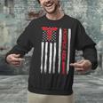 Hospice Aide American Flag Nurses Graduation Medical Unisex Sweatshirt