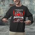 My Husband Is My Guardian Angel In Heaven Memory Memorial Unisex Sweatshirt