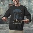 Introvert Alone Is Enough Social Battery Low Antisocial Unisex Sweatshirt Introvert Alone Is Enough Social Battery Low Antisocial Unisex Sweatshirt
