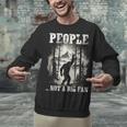 Introvert Bigfoot People Not A Big Fan Dad Joke Unisex Sweatshirt
