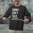 Introvert Can't Talk Reached People Limit For The Week Unisex Sweatshirt Introvert Can't Talk Reached People Limit For The Week Unisex Sweatshirt