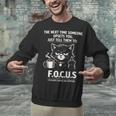 Introvert Cat Coffee Sarcastic Dark Humor Focus Meme Graphic Unisex Sweatshirt Introvert Cat Coffee Sarcastic Dark Humor Focus Meme Graphic Unisex Sweatshirt