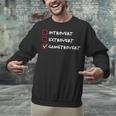 Introvert Gamer Gametrovert Video Game Lover 2025 Unisex Sweatshirt Introvert Gamer Gametrovert Video Game Lover 2025 Unisex Sweatshirt