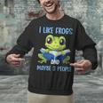 Introvert Herpetologists Amphibian Frog Lover Unisex Sweatshirt