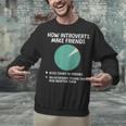 Introvert Introverted Person Awkward Introverts Dog Lover Unisex Sweatshirt