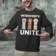 Introvert Unite Kitty Paws Raise Introverted Gathering Unisex Sweatshirt Introvert Unite Kitty Paws Raise Introverted Gathering Unisex Sweatshirt