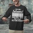 Im An Introvert Unless You Talk About Keyboards Player Unisex Sweatshirt