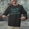 Introvert But Willing To Discuss Crafts Unisex Sweatshirt Introvert But Willing To Discuss Crafts Unisex Sweatshirt