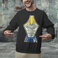 Introverted Fountain Pen Enthusiast Smiling Face Unisex Sweatshirt
