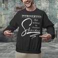 Introverted Skincare Esthetician Beautician Cosmetologist Unisex Sweatshirt