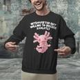 Introverted But Willing To Discuss Axolotl Salamander Unisex Sweatshirt