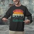 Introverted But Willing To Discuss Cats Unisex Sweatshirt Introverted But Willing To Discuss Cats Unisex Sweatshirt
