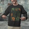 Introverted But Willing To Discuss Plants Botanical Unisex Sweatshirt