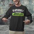 Introverts Attitude Introvert Antisocial Sarcasm Anti Social Unisex Sweatshirt