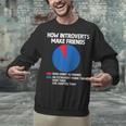 How Introverts Make Friends Sayings For Introverts Unisex Sweatshirt How Introverts Make Friends Sayings For Introverts Unisex Sweatshirt