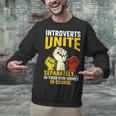 Introverts Unite Introvert Antisocial Anti Social Unisex Sweatshirt