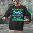 Introverts Unite Introvert Antisocial Sarcasm Anti Social Unisex Sweatshirt