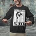 Introverts Unite Separately In Your Own Homes Introvert Unisex Sweatshirt