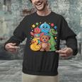 Kidcore Aesthetic Retro Vibes Colorful Cartoon Nostalgia Unisex Sweatshirt