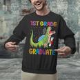 Kids 1st Grade Graduate Dinosaur Trex 1st Grade Graduation Unisex Sweatshirt