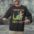 Kids 2nd Grade Graduate Dinosaur Trex 2nd Grade Graduation Unisex Sweatshirt