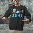 Kids Class Of 2031 Graduation Year T-Shirt Back To School Unisex Sweatshirt