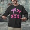 Kids Class Of 2031 Kindergarten Girls Graduation T-Shirt Unisex Sweatshirt