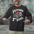 Kids I Crushed 2nd Grade Monster Truck School Graduation Unisex Sweatshirt