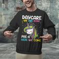 Kids Daycare Graduation Unicorn Last Day Of School Kids Unisex Sweatshirt