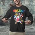 Kids Kindergarten Graduation Shirt Unicorn Graduate Nailed It Unisex Sweatshirt