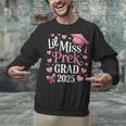 Kids Little Miss Pre-K Grad 2025 Preschool Girls Prek Graduation Unisex Sweatshirt