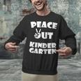 Kids Peace Out Kindergarten For Graduation Unisex Sweatshirt
