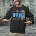Kids STRAIGHT OUTTA KINDERGARTEN T-SHIRT FUNNY GRADUATION GIFT Unisex Sweatshirt