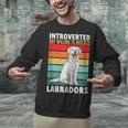 Labrador Retriever Introvert White Lab Unisex Sweatshirt Labrador Retriever Introvert White Lab Unisex Sweatshirt